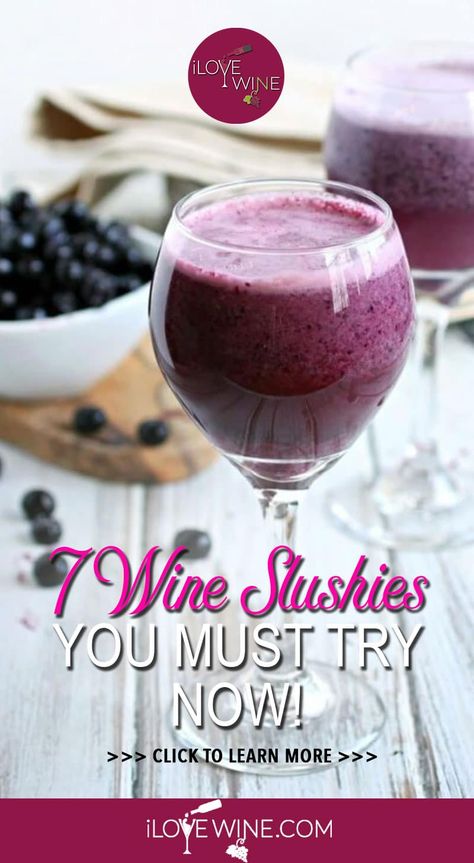 Essen, Margaritas, Adult Slushies, Wine Slushie Recipe, Wine Slush, Wine Slushies, Wine Slushie, Slushie Recipe, Yummy Alcoholic Drinks