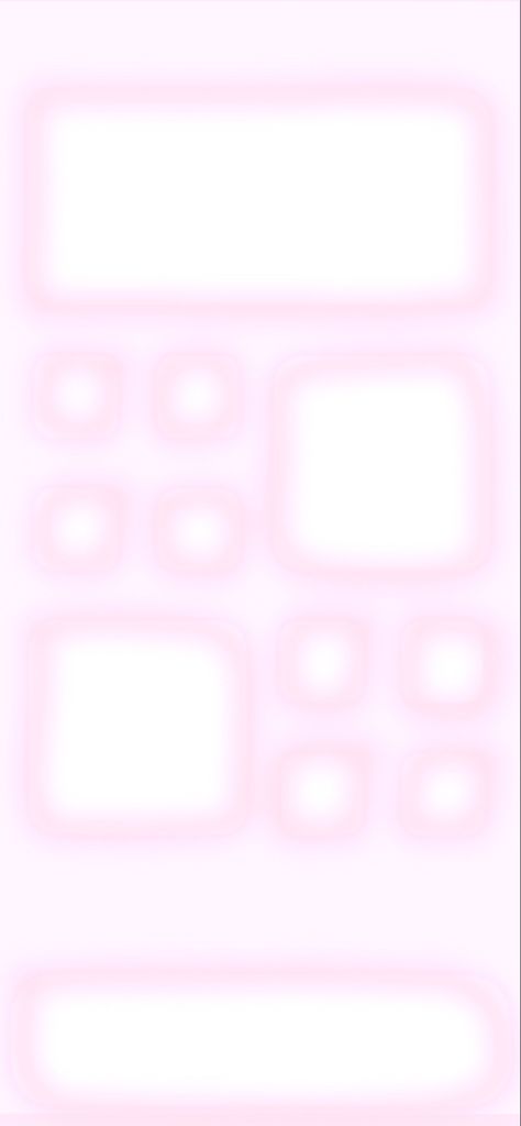 Ios 16 Lock Screen Ideas Pink, Wallpaper Homescreen Layout, Iphone Widget Background, Homescreen Template, Homescreen Base, Iphone Wallpaper Template, App Outline Wallpaper, Pink Homescreen Layout, Home Screens