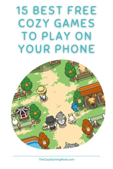 Looking for free cozy games to play on your phone? Check out our list of the 15 best cozy mobile games that offer relaxing and enjoyable experiences. Discover activities like farming, decorating, and interacting with adorable characters. Available on iOS and Android!rn Cozy Games Iphone, Cosy Mobile Games, Free Cozy Mobile Games, Ios Games Iphone, Cozy Games On Android, Aesthetic App Games, Free Cozy Games On Mobile, Cozy Games To Play On Mobile, Cute Games For Android