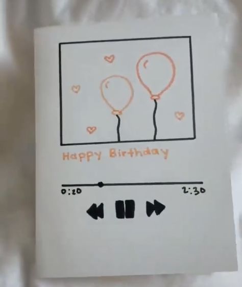 Cute Small Drawing For Boyfriend, Notebook Drawing Aesthetic Love, Cute Birthday Drawings Easy, Ide Isi Scrapbook Untuk Pacar, Isi Scrapbook Untuk Pacar, Bday Card Aesthetic, Scrapbook Ideas For Birthday, Ide Scrapbook Untuk Pacar, Love Drawing Aesthetic