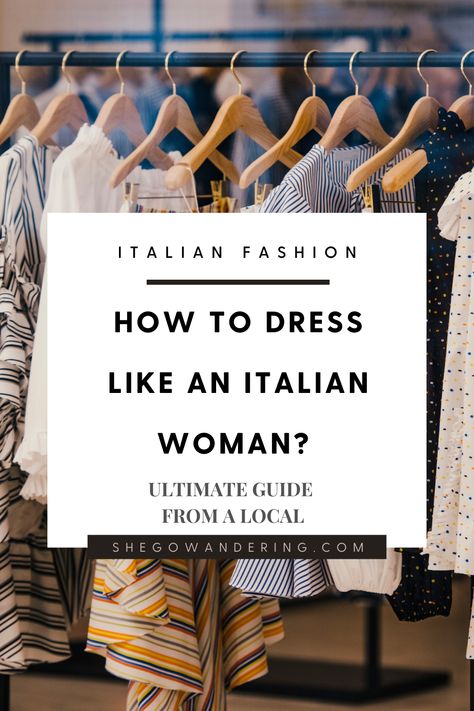 The ultimate guide for that dreamy Italian style. All the insights you need about Italian clothing style. Italian dress styles and codes that will teach you how to dress like an Italian! Also, some luxury Italian designs are included! Italian outfit inspiration, with Italian clothes. Included Italian winter fashion and Italian summer style. The ultimate guide for Italian street style fall. Be like an Italian beauty. Everything about Italian street fashion. Get your own Italian wardrobe ready! Italian Fashion Women Over 50, Italia Style Italian Women, Italian Looks Outfit, How To Dress Italian Womens Fashion, Italian Ladies Fashion, Italian Local Fashion, Local Italian Fashion, Italian Culture Clothes, Italian Dressing Style Women