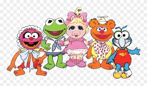 Disney Drawings Sketches, Muppet Babies, Baby Wallpaper, Baby Drawing, Kermit The Frog, Retro Cartoons, Baby Tattoos, Free Clipart, Baby Cartoon