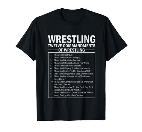 PRICES MAY VARY. Are you a wrestler or a wrestling coach? Wear this graphic novelty tee shirt along with your singlet, wrestling shoes, headgear, new matts, wrestling belt, boots or knee and elbow pads. This is the perfect wrestling design to wear in the training. for who loves wrestling sport, sumo, martial arts, Greco-Roman & training practice with your team. Alos perfect for wresling coaches Lightweight, Classic fit, Double-needle sleeve and bottom hem Wrestling Shirts Ideas, Singlet Wrestling, Wrestling Design, Knee And Elbow Pads, Wrestling Belt, Belt Boots, Wrestling Coach, Wrestling Shirts, Greco Roman