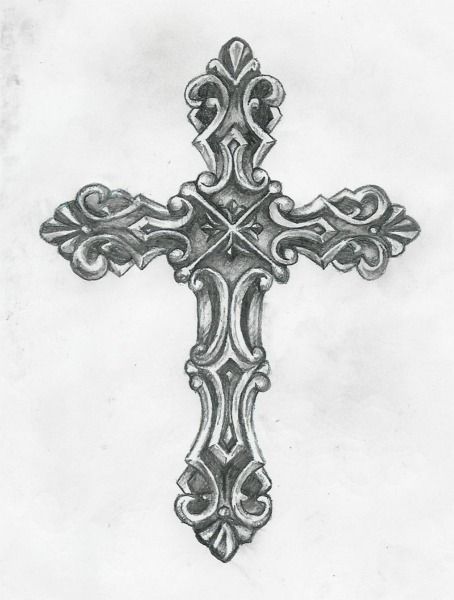 cross tattoo by Birdofflame.deviantart.com Cross Tattoos, Rose Tat, Cabinet Makeover Diy, Cross Drawing, Cross Tattoos For Women, Beard Game, Cross Tattoo Designs, Simple Cross, Health Insurance Coverage