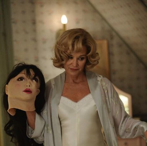 Constance in AHS Season 1 Evan Peters, Constance Langdon, Ahs Season 1, Tate And Violet, American Horror Story 3, Scary Stuff, Terms Of Endearment, Intelligent Women, Normal People