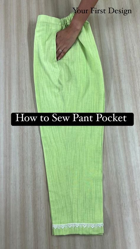 How to sew side pocket #pants #pockets #cuttingandstitching #stitch #sewing #fbreels23 #reelsvideo #reels | Your First Design | Jumbo · The Struggle Is Real How To Stitch Pocket In Pant, How To Sew Side Pockets, How To Sew Pockets Into Pants, Side Pocket Pants, Sewing Pockets, Stitch Sewing, Sewing Pants, The Struggle Is Real, Best Love Songs