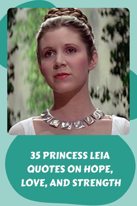 35 Princess Leia Quotes on Hope, Love, and Strength https://www.quoteambition.com/princess-leia-quotes Leia Organa Tattoo, Leia Organa Quotes, Star Wars Quotes Inspirational, Princess Leia Quotes, Princess Leia Tattoo, Quotes On Hope, Princes Leia, Princess Leah, Newborn Quotes