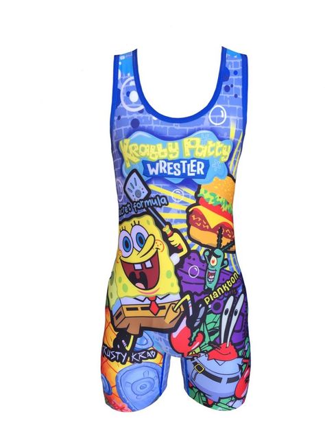 Krabby Patty Wrestling Singlet Folkstyle  - Youth children Wrestling Clothes, Krabby Patty, Wrestling Outfits, Wrestling Gear, Mom Activities, Wrestling Singlet, Wrestling Videos, Wrestling Shoes, Christmas 2017