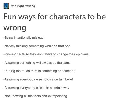 Characters - Fun Ways for Characters to be Wrong Ways For Your Characters To Meet, Ways To Make Characters Meet, Fun Ways To Meet Characters, Predominant Features For Characters, Ways To Kill Off A Character, Ways For Characters To Meet, Skills For Characters, Ways To Introduce Characters, Introducing Characters