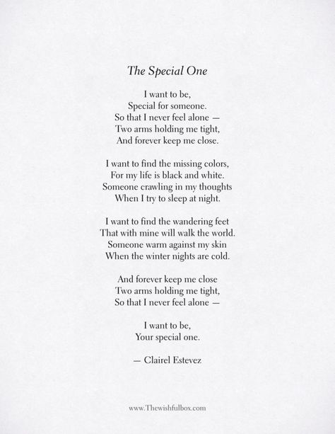 The Special One: love poem. Inspirational poetry about love and life Short Poems On Love Yourself, Romantic Poems Aesthetic, Poetry About Relationships, Short Letters For Him, Poems About Someone Special, Love Poems From Famous Poets, Poem With Author, Poems About The Heart, Poem On One Side Love