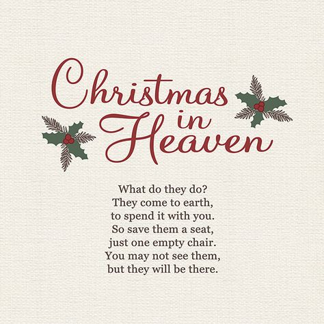 Poems For Christmas, Memorial Pillows, Baby In Heaven, Christmas In Heaven Poem, Heaven Design, Merry Christmas In Heaven, Heaven Poems, Christmas Verses, Happy Birthday In Heaven