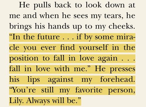 Falling In Love Book Quotes, In Love Book Quotes, Love Book Quotes, Best Quotes From Books, Book Quote, It Ends With Us, Falling In Love Again, Colleen Hoover, His Hands