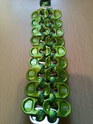 Green Monster Energy Tab Bracelet Monster Tab Jewelry, Monster Tab Bracelet, Monster Tab Crafts, Monster Energy Crafts, Monster Energy Diy, Green Monster Energy, Monster Cans Diy, Tab Ideas, Monster Cans