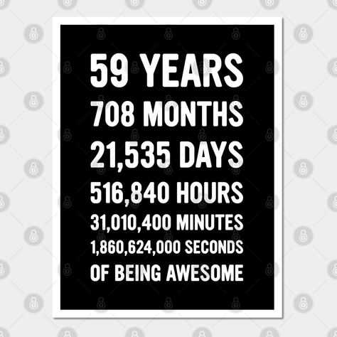 Happy 59th Birthday, Happy 46th Birthday, 29th Birthday Gifts, 53 Birthday, Happy 29th Birthday, 59 Birthday, 46th Birthday, 49 Birthday, Birthday Countdown