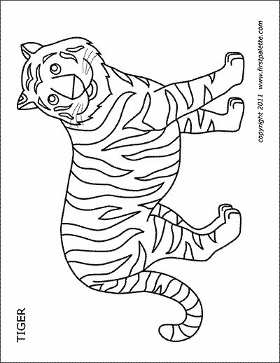 Tiger Printable Template, Animal Printouts Free Printable, Tiger Template Free Printable, Animals To Color Free Printable, Tiger Coloring Pages Free Printable, Zoo Animal Coloring Pages Free Printable, Animal Printables Free, Zoo Animals Coloring Pages, Animal Coloring Pages Free Printable