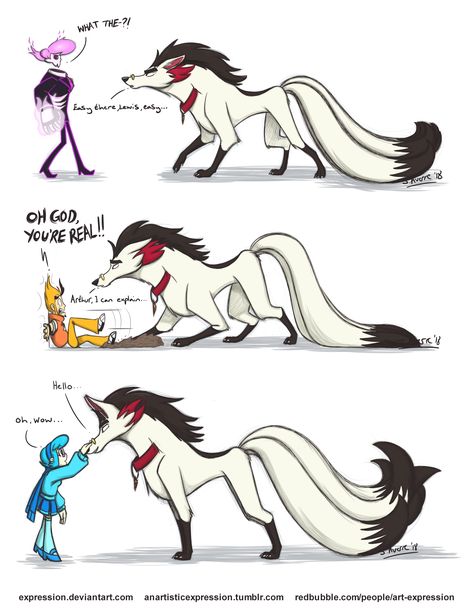 Mystery Skulls Mystery Kitsune, Fox Centaur, Mystery Skulls Animated, Mystery Skulls Comic, Mystery Skulls, Creature Drawings, 웃긴 사진, Cute Dragons, Mythical Creatures Art