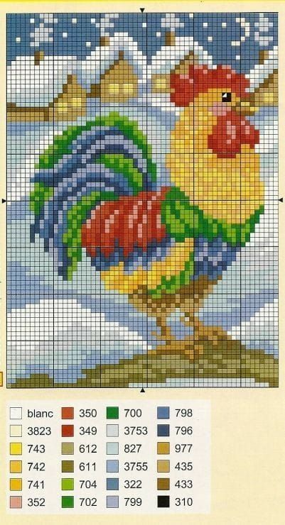 beginning cross stitch pattern free | Good morning 🌄 | Facebook Farm Animals Cross Stitch, Free Counted Cross Stitch Patterns, Cross Stitch Pattern Free, Chicken Cross Stitch, Animals Cross Stitch, Good Morning Facebook, Free Cross Stitch Charts, Christian Cross Stitch, Cross Stitch Border Pattern