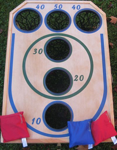 Wedding Outdoor Games, Toss Game Diy, Wedding Games And Activities, Diy Wedding Games, Outdoor Wedding Games, Diy Bean Bag, Outside Games, Diy Outdoor Weddings, Bean Bag Toss Game