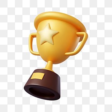 Trophy Illustration, Trophy Clipart, 3d Trophy, Games Icon, Star Trophy, Certificate Background, Cup Games, Trophy Design, Game Props