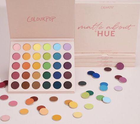 Eyeshadow Colors, Bright Eyeshadow, Rainbow Makeup, Colourpop Cosmetics, Colour Pop, Colorful Eyeshadow, Luxury Beauty, Rainbow Colors, New Color