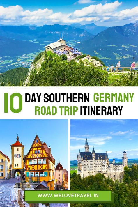 📌 Pin this post to read it later! Are you dreaming of a beautiful road trip through the German Alps? Look no further! Our perfect 10 day Germany road trip itinerary has you covered, taking you through all the sights Bavaria has to offer, from Rothenburg and Munch, to Neushcwanstein Castle and beautiful Berchtesgaden. #germanyroadtrip #discoverbavaria #exploregermany #traveltips #roadtripitinerary [ Travel Guide | Germany Road Trip | Bavaria Road Trip | Road Trip Itinerary | Travel Tips ] Germany 10 Day Itinerary, Germany Road Trip Map, German Road Trip, Bavaria Itinerary, Germany Road Trip, Bavaria Travel, 2024 Planning, German Alps, Germany Trip