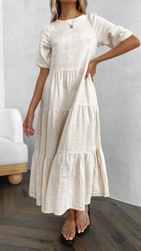 Couture, Aesthetic Dress Outfit, 4 Balloon, Meeting Outfit, Sunday Outfits, Cute Modest Outfits, Aesthetic Dress, White Maxi Dresses, Modest Dresses
