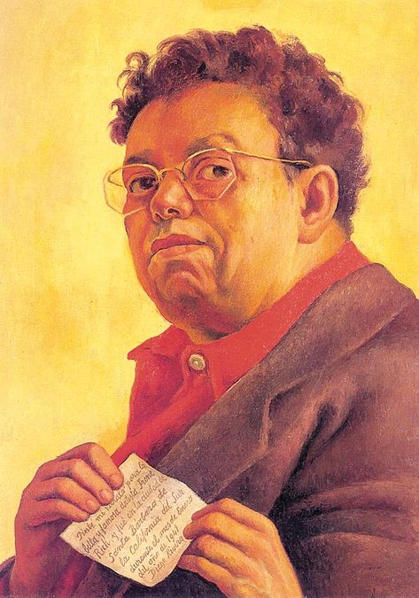 Self-portrait Diego Rivera, 1941. Mexican Art, Salvador Dali, Irene Rich, Diego Rivera Art, Diego Rivera Frida Kahlo, Frida And Diego, Social Realism, Diego Rivera, Mexican Artists