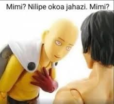 Kenyan memes Saitama, Kenyan Memes, Bad Jokes, Fresh Memes, Anime Meme, One Punch Man, Getting To Know You, In Spanish, A Sign