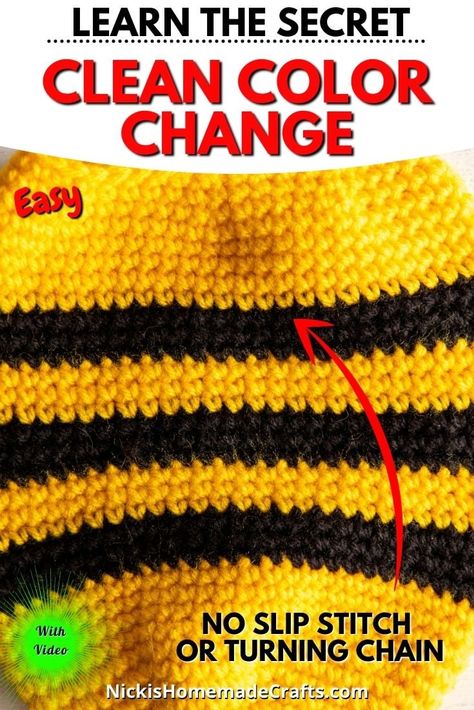 Amigurumi Patterns, How To Change Color In Crochet In The Round, Seamless Color Change Amigurumi, Clean Color Change Crochet, Jogless Color Change Crochet, How To Change Colors In Amigurumi, Crochet Color Change In The Round, Seamless Color Change Crochet, Amigurumi Color Change
