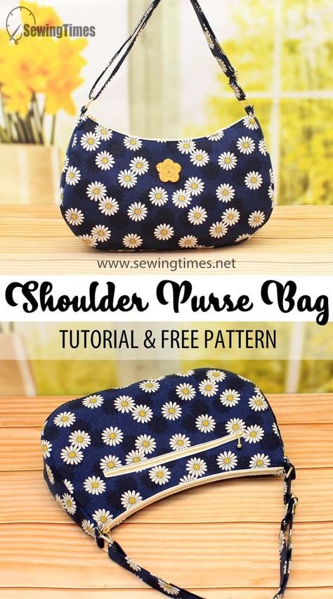 Small Purse Patterns To Sew, Patchwork Purse Pattern, How To Make Purses And Bags Ideas, Purses And Handbags Patterns Free Sewing, How To Sew Purses Handbags, Sewn Purse Patterns, Simple Purse Pattern, Cloth Purse Patterns, Purses To Make