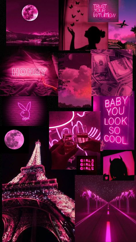 Wallpaper Baddie Aesthetic, Phone Cute Wallpaper, Colleges Aesthetic, Dark Pink Aesthetic Wallpaper, Baddie Aesthetics, Rosa Wallpaper, Dark Pink Aesthetic, Wallpaper Baddie, Cute Images For Wallpaper