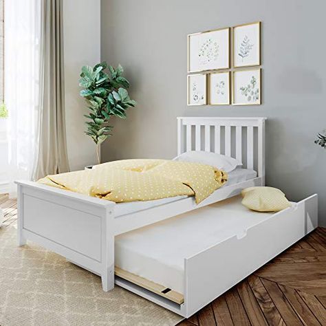 Full Bed With Trundle, Bed Support, Twin Trundle Bed, Bed Platform, Bed With Trundle, Full Platform Bed, Slatted Headboard, Twin Mattress Size, Kids Beds