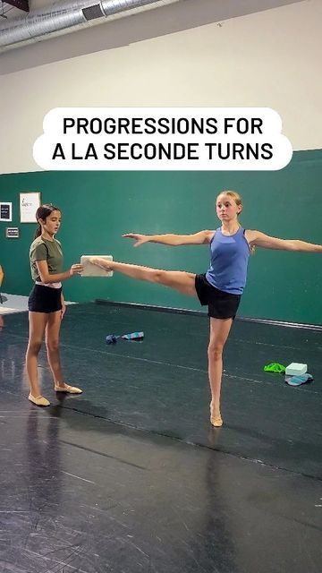 The Dancehouse and Company on Instagram: "Advanced progressions for a la seconde turns. 💫 Repeat 10x reps of each (per side) at least 3 times a week. #thedancehouseco #dancetechnique #technique #flexibility #dancer #dancersofinstagram" A La Seconde Turns Tips, How To Do A La Seconde Turns, A La Seconde Turns, La Seconde Turns, Turns Dance, Dance Technique, Dance Training, Future Jobs, Teacher Tips