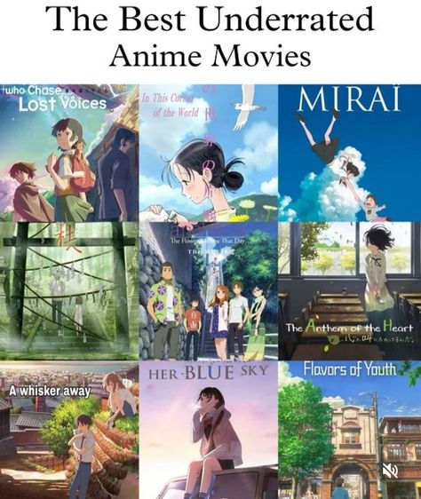 Forest Of Fireflies, Mitsuha Taki, Underrated Anime, All Studio Ghibli Movies, Good Animated Movies, Anime Websites, Japanese Animated Movies, Anime Suggestions, Most Paused Movie Scenes