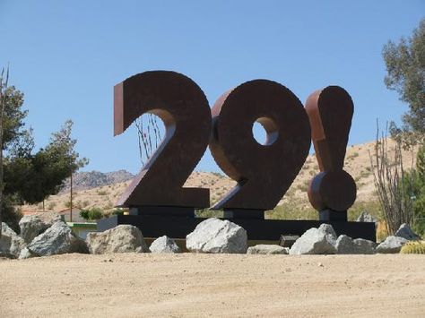 29 palms california | Twentynine Palms, CA: 29! Sculpture by Chuck Caplinger and Moe ... Twenty Nine Palms California, 29 Palms California, Desert Project, 29 Palms, Twentynine Palms, California Desert, Desert Life, Hotel California, Places Of Interest