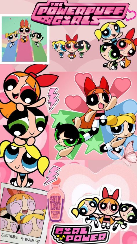 Fimo, Power Puffs Wallpaper, Power Puff Wallpaper Aesthetic, Power Puff Girls Wallpapers, Power Puff Girls Aesthetic Wallpaper, Power Puff Wallpaper, Powerpuffgirls Aesthetic Wallpaper, The Powerpuff Girls Aesthetic, Power Puff Girls Wallpaper