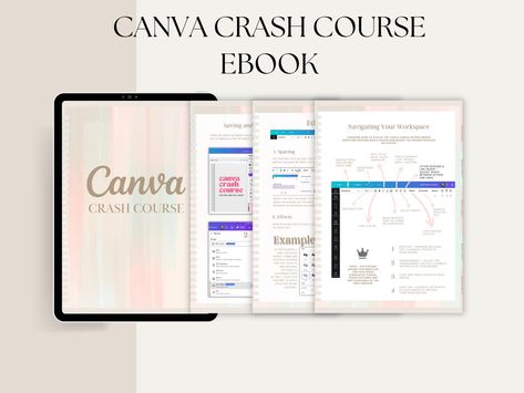 Unlock your creative potential with this comprehensive Canva Crash Course eBook, perfect for beginners looking to start creating digital products! This easy-to-follow guide covers everything you need to know about using Canva, from getting started to mastering some more advanced tools. What's Inside: Chapter 1: Getting Started with Canva - Learn how to set up your account and navigate the workspace. Chapter 2: Navigating Your Workspace - Explore the tools and options available to make your desig Creating Digital Products, Like Photo, Font Combinations, Font Pairing, How To Set Up, Crash Course, Chapter 3, Chapter 1, Getting Started