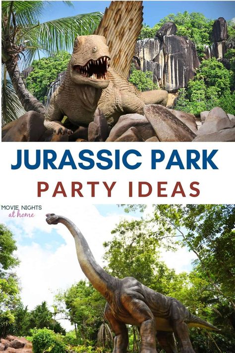 Jurassic Park Decorations, Park Party Ideas, Jurassic World Party Ideas, Jurassic Park Party Ideas, Jurassic World Birthday Party, Best Party Favors, Jurassic Park Birthday Party, Bingo Games For Kids, Jurassic Park Party