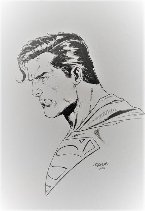 #JasonFabok #Superman #ClarkKent #KalEl #JusticeLeague #JL #Krypton #ManofSteel #DailyPlanet #Smallville #Metropolis #LastSonofKrypton Superman Sketch, Superman Drawing, Superhero Sketches, Jason Fabok, Marvel Art Drawings, Comic Face, Superman Art, Univers Dc, Arte Dc Comics