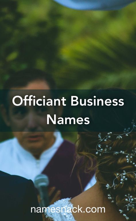 10 compelling names for an officiant business. Logos, Wedding Officiant Business, Free Logos, Elegant Names, Wedding Planning Business, Naming Your Business, Website Names, Ceremony Ideas, Unique Names