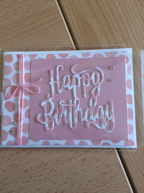 Happy Birthday Card Floating Cards, Happy Birthday Cards Handmade, 3 Hearts, Simple Birthday Cards, Birthday Card Craft, Karten Design, Homemade Birthday Cards, Girl Birthday Cards, Bday Cards