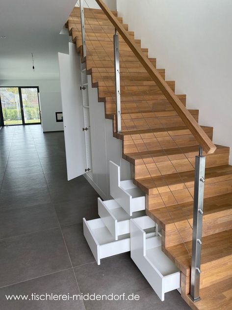 stair ideas color stairs stairs design paint stairs home stairs ideas stairs makeover stairs decor Home Decor Stairs, Decor Stairs, تحت الدرج, Stairs Design Interior, Staircase Storage, Escalier Design, Stairs Ideas, Small House Interior, Stair Railing Design