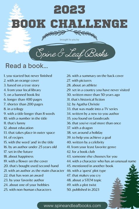 2023 Reading Challenge, Starfield Library, Books 2023, Book Reading Journal, Leaf Book, Non Fiction Books, Book Prompts, Recommended Books To Read, Book Challenge