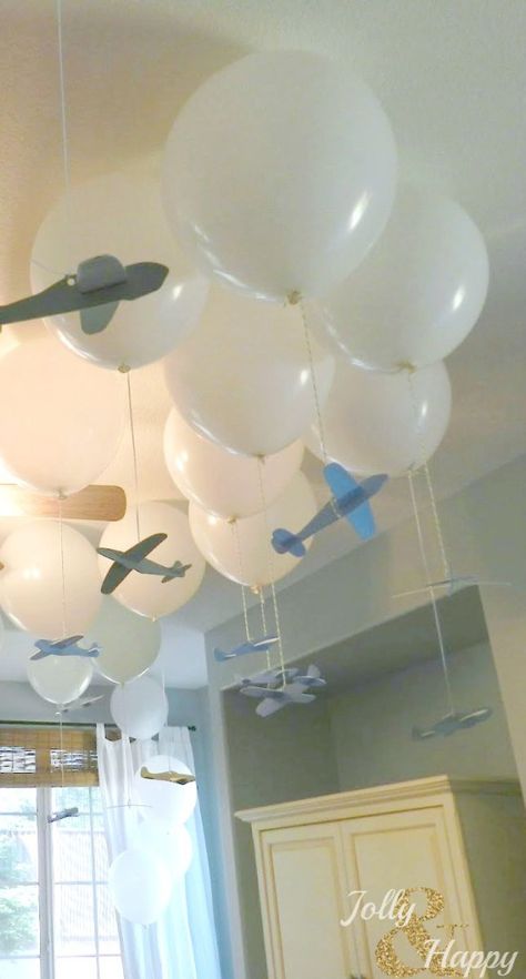 Airplane Birthday Party Centerpiece, Airport Theme Birthday Party, Precious Cargo Baby Shower Theme Decor, Paper Airplane First Birthday, Flight Attendant Birthday Theme, Airplane Vbs Decorations, Pilot Decoration Party Ideas, Oh The Places He’ll Go Baby Shower Theme, Airplane Themed Food