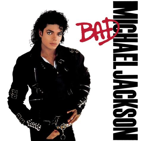 Michael Jackson Bad Album, Michael Jackson Album Covers, Rock Album Cover, Bad Michael, Michael Jackson 1987, Greatest Album Covers, Rock Album Covers, Worst Album Covers, Classic Album Covers