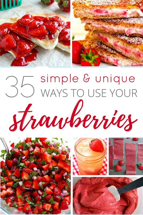 Make Strawberry Jam, Strawberry Sorbet Recipe, Chocolate Strawberry Smoothie, Strawberry Recipes Easy, Leftover Strawberries, Easy Strawberry Cheesecake, Fresh Strawberry Recipes, Yogurt Bites, Strawberry Oatmeal