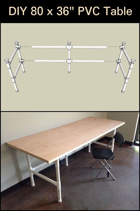 Upcycling, Pvc Decorations Ideas, Pvc Table Diy, Pvc Projects Diy Ideas, Basement Salon Ideas, Pvc Bird Feeder, Pvc Shoe Racks, Pvc Desk, Pvc Pipe Furniture