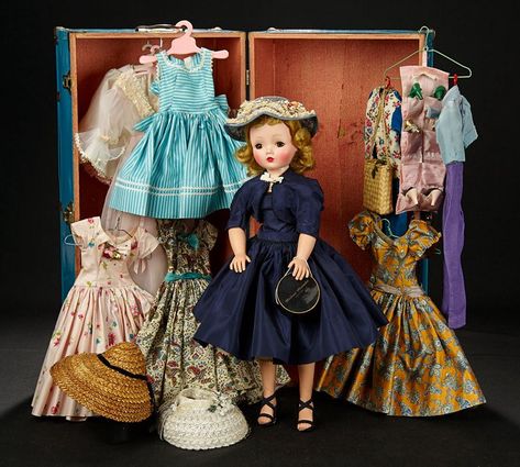 15 Most Valuable Madame Alexander Doll: Value & Price Guide 1800 Art, Vintage Madame Alexander Dolls, Purple Hats, Barbie Gowns, Doll Wardrobe, Madame Alexander Dolls, Alexander Dolls, Old Dolls, Lol Dolls