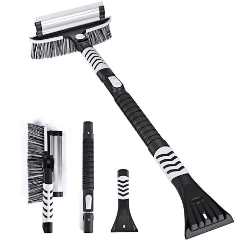 LUXFFY Ice Scraper Extendable Snow Brush:41.7" Long Windshield Snow Removal Broom Tool for Car SUV Truck Ice Scraper, Car Suv, Suv Trucks, Car Inspiration, Snow Removal, Snow And Ice, Winter Accessories, Suv, Free Delivery