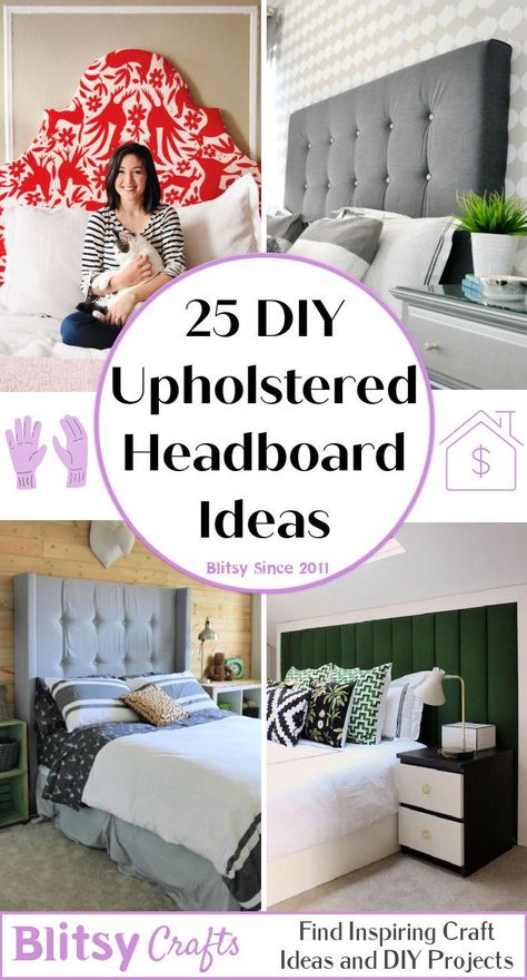 Head Boards Design Modern Diy, Homemade Headboards Fabric, Diy Fabric Bedhead, Bed Head Diy Padded Headboards, Redo Headboard Diy Ideas Fabric, Diy Foam Headboard Ideas, Covered Headboard With Fabric, Wall Mounted Headboard Diy Fabric, Unique Headboard Ideas Fabric